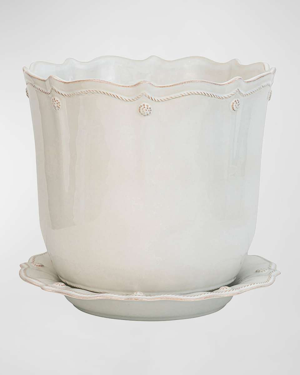 Berry & Thread 12" Planter - Whitewash
